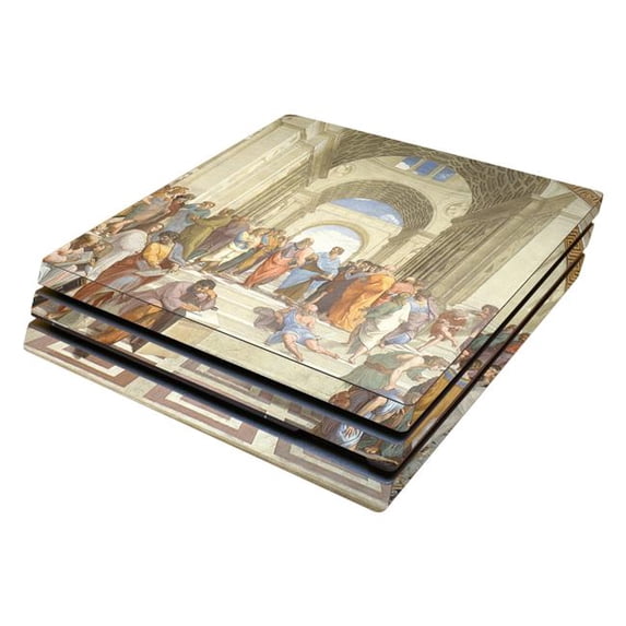 MightySkins SOPS4PRO-School Of Athens Skin for Sony PS4 Pro Console - School of Athens