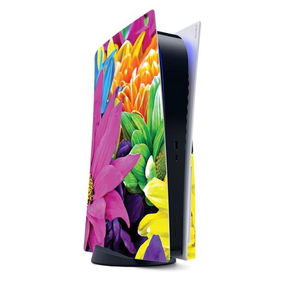 MightySkins SOPS5-Colorful Flowers Skin for PS5 & Playstation 5 - Colorful Flowers