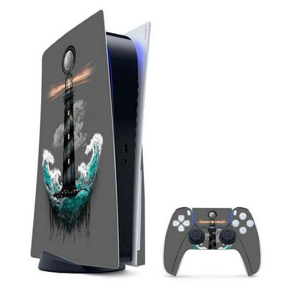 MightySkins SOPS5CMB-Wave Anchor Skin for PS5 & Playstation 5 Bundle - Wave Anchor