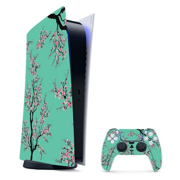 MightySkins SOPS5DGCMB-Cherry Blossom Tree Skin for PS5 & Playstation 5 Digital Edition Bundle - Cherry Blossom Tree