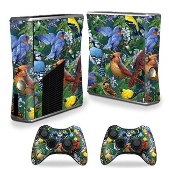 MightySkins XBOX360S-Backyard Gathering Skin Decal Wrap for Xbox 360 S Slim Plus 2 Controllers - Backyard Gathering