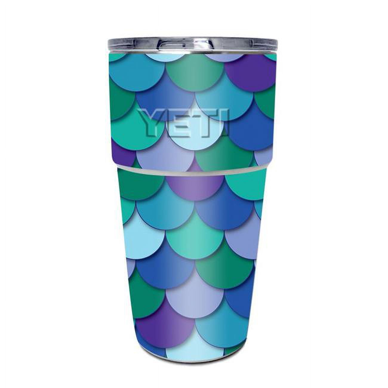 MightySkins YEPINT16SI-Watercolor Blue Skin for Yeti Rambler 16 oz  Stackable Cup - Watercolor Blue 
