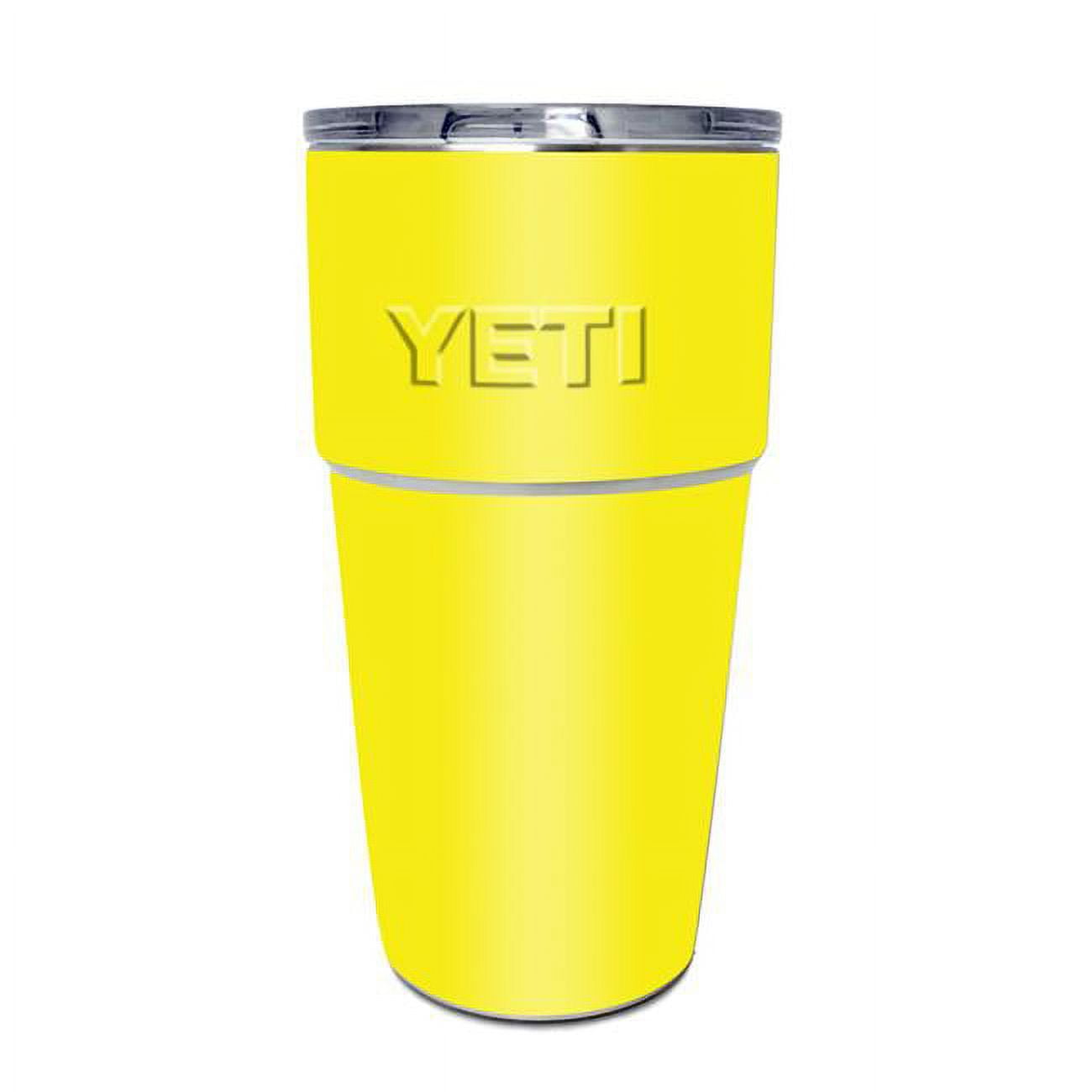 MightySkins YEPINT16SI-Solid Lime Green Skin for Yeti Rambler 16 oz  Stackable Cup - Solid Lime Green 