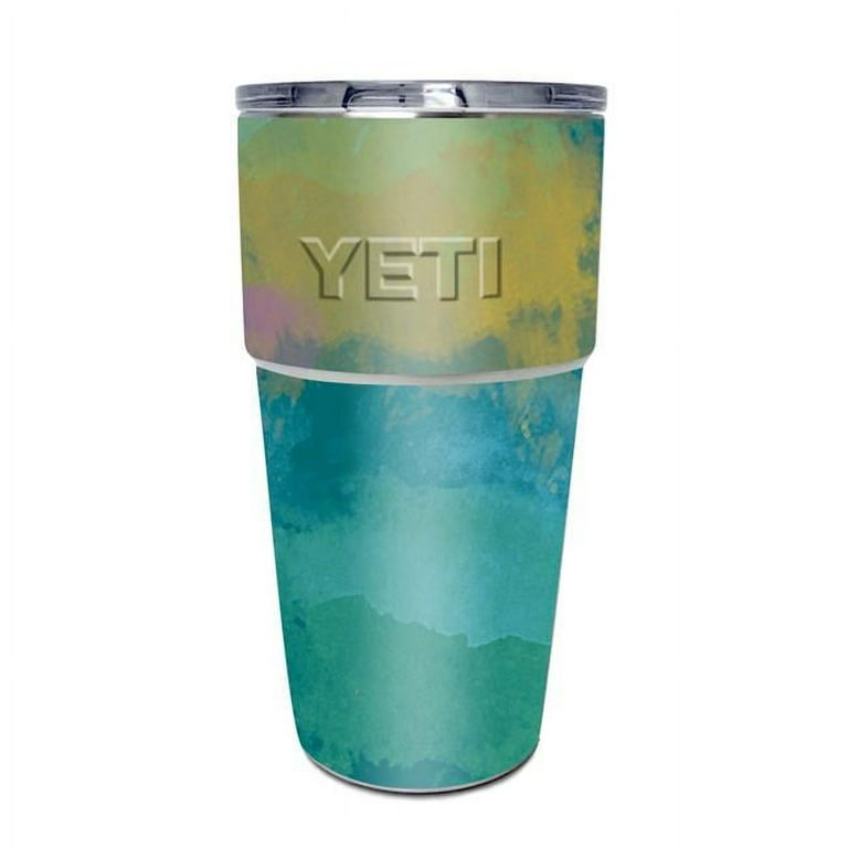 MightySkins YEPINT16SI-Watercolor Blue Skin for Yeti Rambler 16 oz