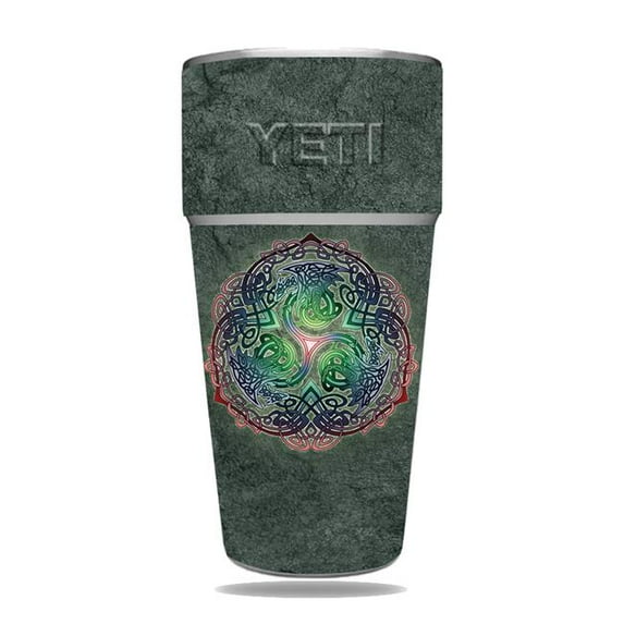 MightySkins YERAM26SI-Celtic Dragon Skin for Yeti Rambler 26 oz Stackable Cup - Celtic Dragon