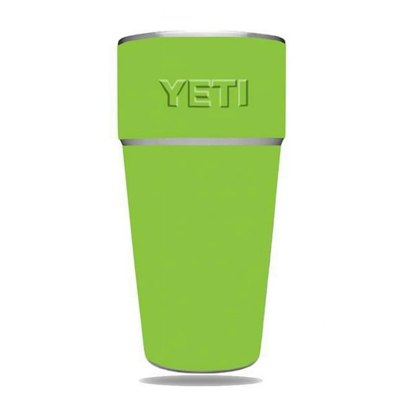 MightySkins YERAM26SI-Solid Lime Green Skin for Yeti Rambler 26 oz Stackable Cup - Solid Lime Green