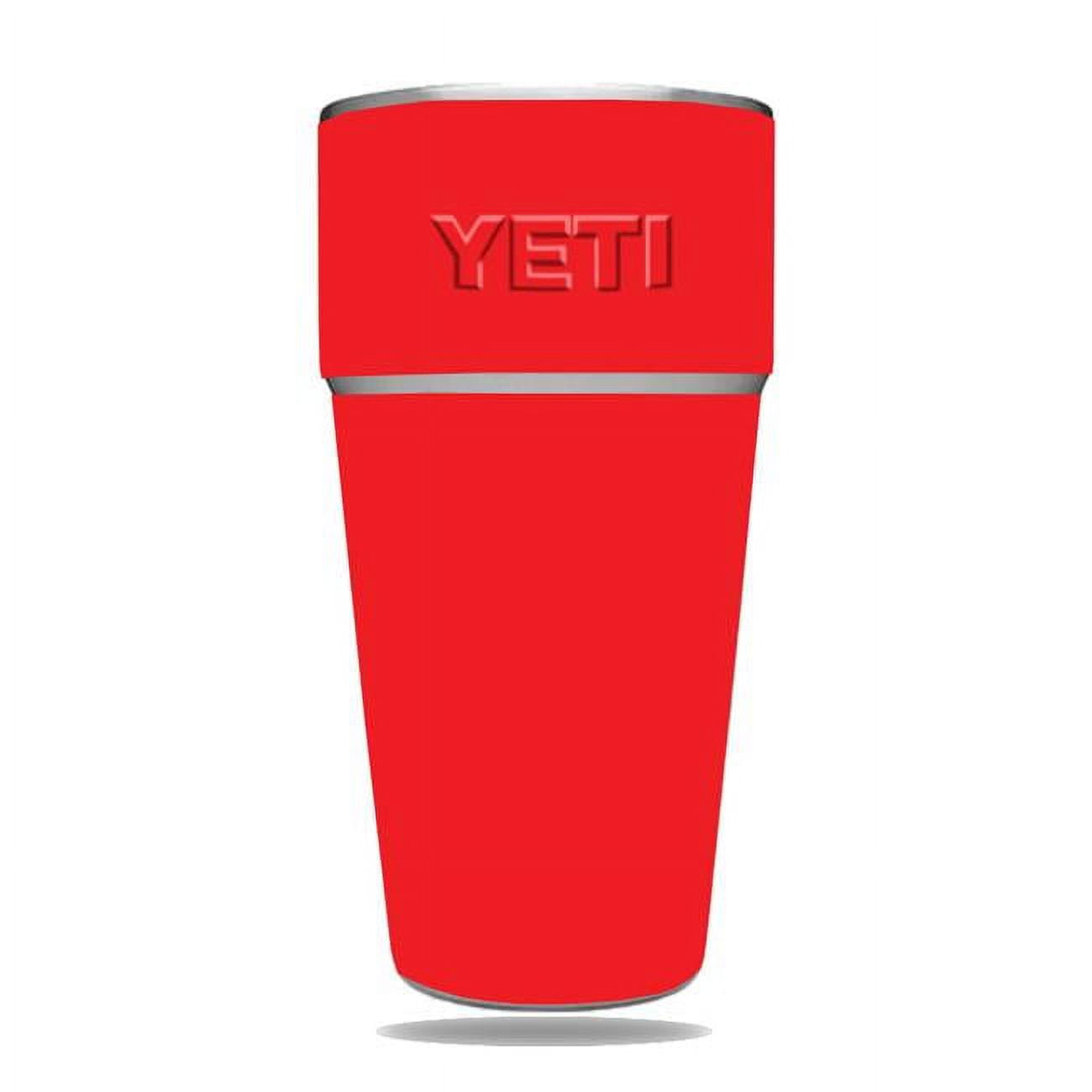 Yeti Rambler 26 oz Stackable Straw Cup, Rescue Red