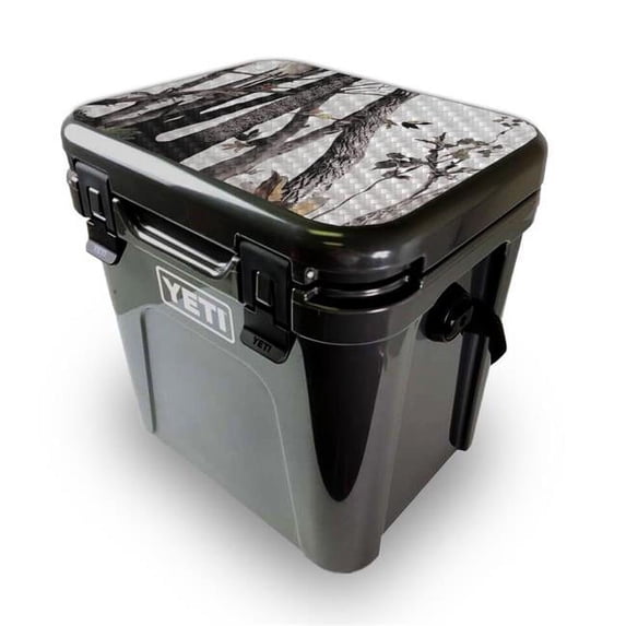 MightySkins YEROA24LID-Artic Camo Skin for Yeti Roadie 24 Hard Cooler Lid - Artic Camo