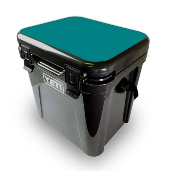 MightySkins YEROA24LID-Solid Teal Skin for Yeti Roadie 24 Hard Cooler Lid - Solid Teal