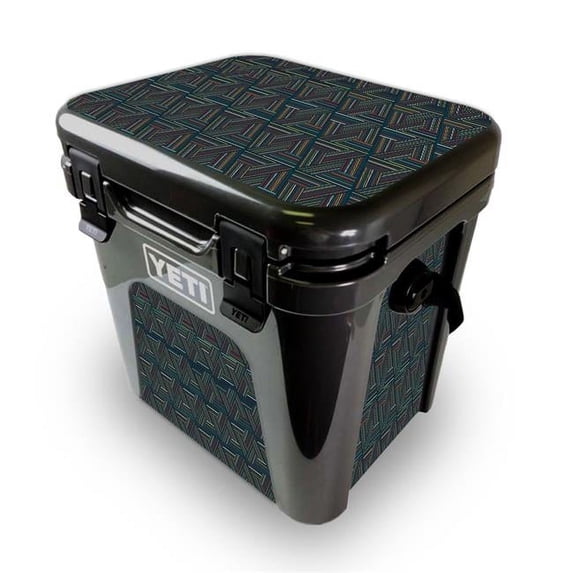 MightySkins YEROAD24-Triangle Stripes Skin for Yeti Roadie 24 Hard Cooler - Triangle Stripes