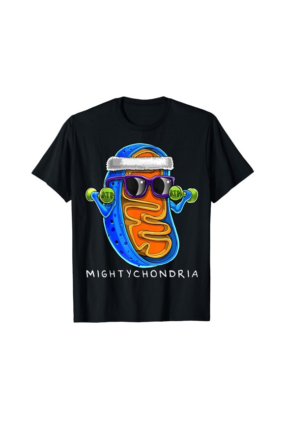 Mightychondria Cellular Biology Science Teacher Funny Gift T-Shirt