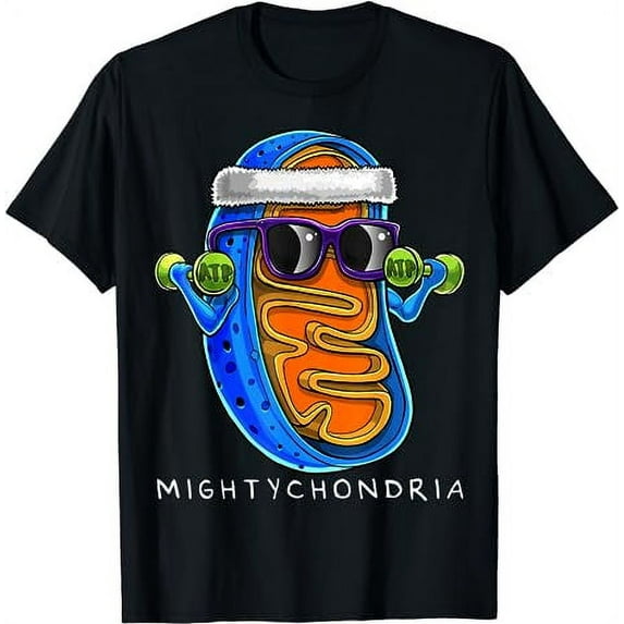 Mightychondria Cellular Biology Science Teacher Funny Gift T-Shirt