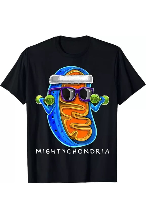 Mightychondria Cellular Biology Science Teacher Gift Classic Vintage Retro T-Shirt