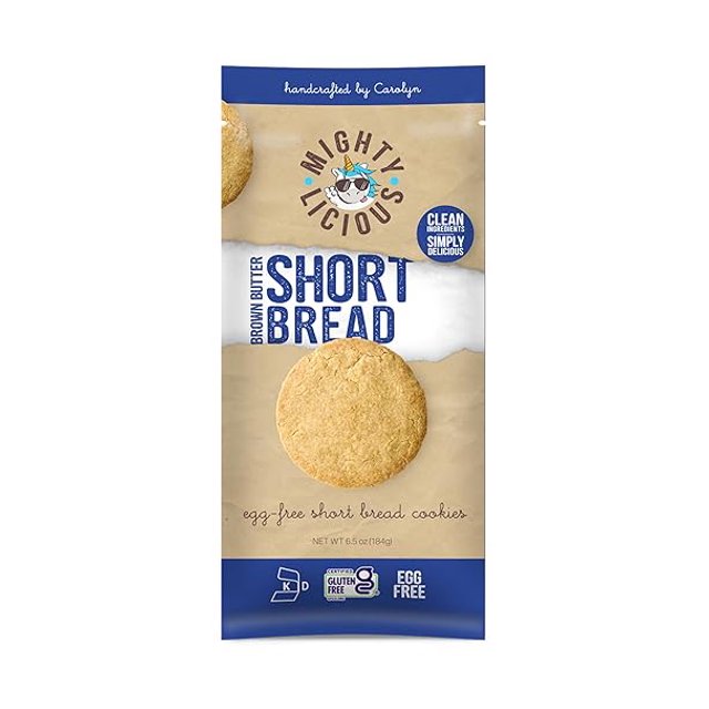 Mightylicious Cookies Gluten Free Brown Butter Short Bread 6.5 oz