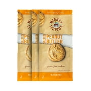 Mightylicious – Handcrafted Cookies | Soft & Chewy | Gluten-Free | Dairy-Free |Grain-Free | non-GMO | Kosher | Better for You Snack | Allergen Friendly | Salted Peanut Butter - 6.5 Oz (3 Pack)