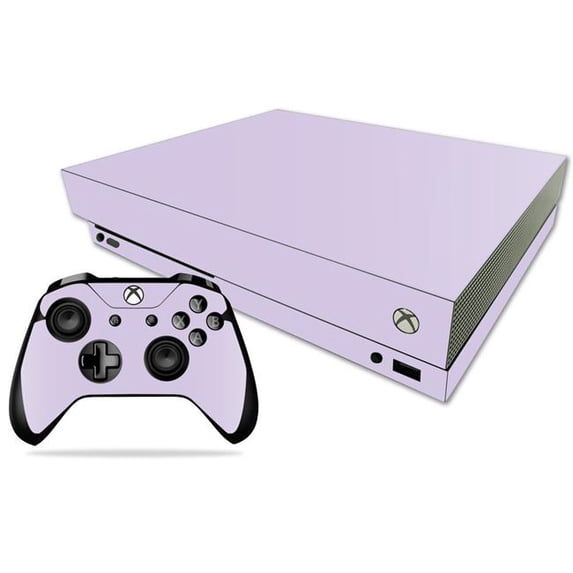 Mightyskins MIXBONXCMB-Solid Lilac Skin Decal Wrap for Microsoft Xbox One X Combo Sticker - Solid Lilac
