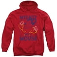 thumbnail image 1 of Mighy Mouse-Break The Box - Adult Pull-Over Hoodie - Red- Extra Large, 1 of 1
