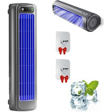 Migilife Cooling Ace Portable Air Conditioner, Cooling Ace, 3 Speed Control Rapid Cooling, USB Charging, Household Bladeless Vertical Circulation Silent Fan (Gray/Socket)