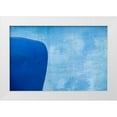 thumbnail image 1 of Miglavs, Janis 24x17 White Modern Wood Framed Museum Art Print Titled - Blue front car fender next to blue painted wall in Vinales-Vinales Valley-Cuba, 1 of 4