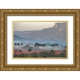thumbnail image 1 of Miglavs, Janis 32x23 Gold Ornate Wood Framed with Double Matting Museum Art Print Titled - Morning fog rises from the palm tree lined Vinales Valley-Cuba, 1 of 4