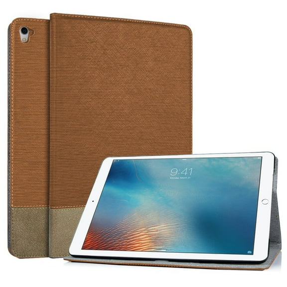 Mignova Apple iPad Pro 9.7" Case , Slim-Fit Multi-angle Folio Cover with Auto Wake / Sleep for Apple iPad Pro 9.7Inch iOS 9 2016 Release Tablet (Apple iPad Pro 9.7", Brown)