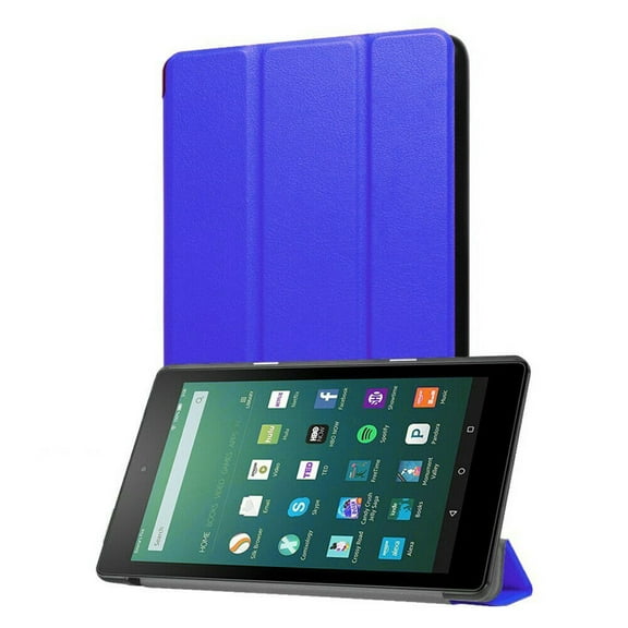 Mignova For All-New Fire 7 2017 Case,Fire 7 Case Ultra-thin lightweight Trifold Smart Case Auto Sleep/Wake for All-New Fire 7 Inch Tablet 2017 release(Blue)