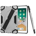 thumbnail image 1 of Mignova For New iPad 9.7 2018 Tablet Case ,Heavy-Duty Shock-Resistant Hybrid housing with Irregular Built-in Support for Apple iPad 9.7 inch 2018 Released-Silver, 1 of 6