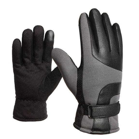 Mignova Gloves - Free Size Running Gloves for Men and Women Outdoor Gloves with Touch Screen Fingers (Gray)