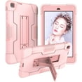 thumbnail image 1 of Mignova for LG G Pad F2 8.0 LK460/LG G Pad X II 8.0 Plus case,Heavy-Duty Drop-Proof and Shock-Resistant Rugged Hybrid (with Built-in Stand)Case(Rose Gold), 1 of 7