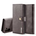 thumbnail image 1 of Mignova Premium Leather Folio Magnetic Wallet Protection Card Slot Holder Removable Back Shell Carrying Cover for Samsung Galaxy Note 10 Dark Brown, 1 of 8