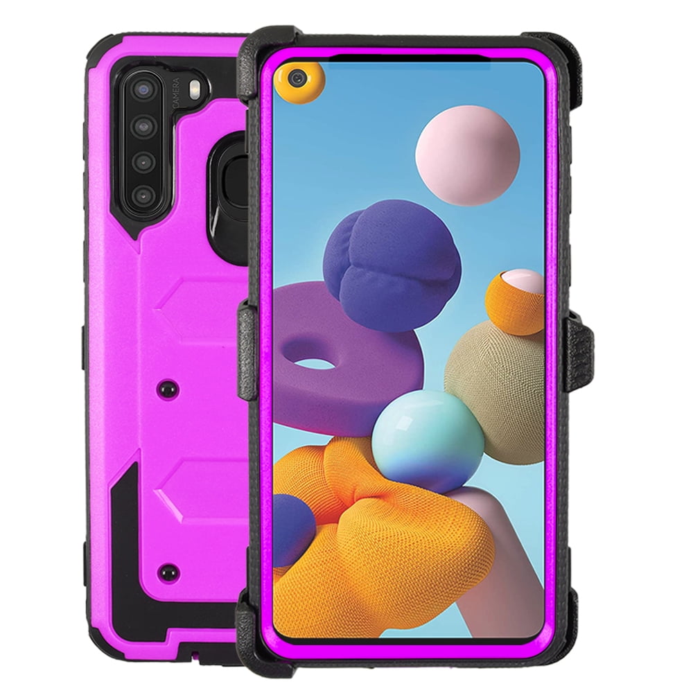 Mignova for Samsung Galaxy A21 Case, Built in [Screen Protector