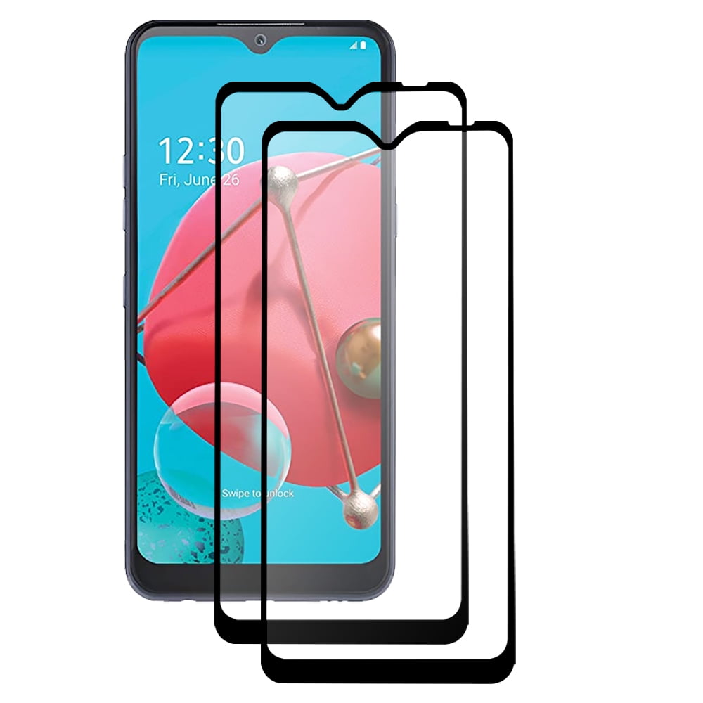 KAREEN (2 Pack) Screen Protector for LG K51, Q51, Reflect Tempered Glass, Anti Scratch, Bubble Free, Easy to Install