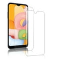thumbnail image 1 of Mignova Screen Protector For Samsung Galaxy A01 5.7 inch Tempered Glass 2.5D Arc Edges Screen Replacement Easy Frame Installation High Definition Fingerprint Free Case Friendly-Clear 2 Pcs, 1 of 7