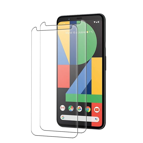 Mignova Screen Protector For Google Pixel 4 Tempered Glass 2.5D Arc Edges Screen Replacement Easy Installation High Definition Fingerprint Free For Google Pixel 4 5.7 inch -Clear 2 Pcs