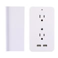 thumbnail image 1 of Mignova Socket Shelf 8 Port Surge Protector Wall Outlet 6 Electrical Outlet 2 USB Port, For Bathroom Home Kitchen Office Living Rooms, 1 of 7
