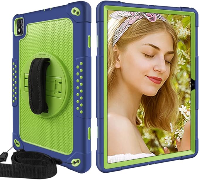 Custodia Mignova Defender Per Alcatel 3T/Joy 2 8'' – Antiurto Con Cavalletto E Protezione Schermo