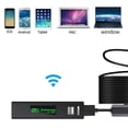 thumbnail image 1 of Mignova Wireless Endoscope 1200P HD 10M 8LED WiFi Inspection Camera HD Endoscope with 8 LED Light Rigid Cable Borescope for iPhone Android Ios(2 M), 1 of 2