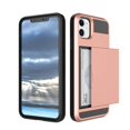 thumbnail image 1 of Mignova iPhone 11 6.1 inch case,Rugged Double-Layer Protection Card Holder Shockproof and Drop-Proof Protection Hard Shell Mixed Rubber Armor(Rose Gold), 1 of 8