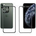 thumbnail image 1 of Mignova iPhone 11 Pro Screen Protector, Front + Back 9H Hardened Tempered Glass Film [Anti-Scratch] [no Bubble] [3D Touch] for Apple iPhone 11 Pro 5.8 inch -Black, 1 of 7