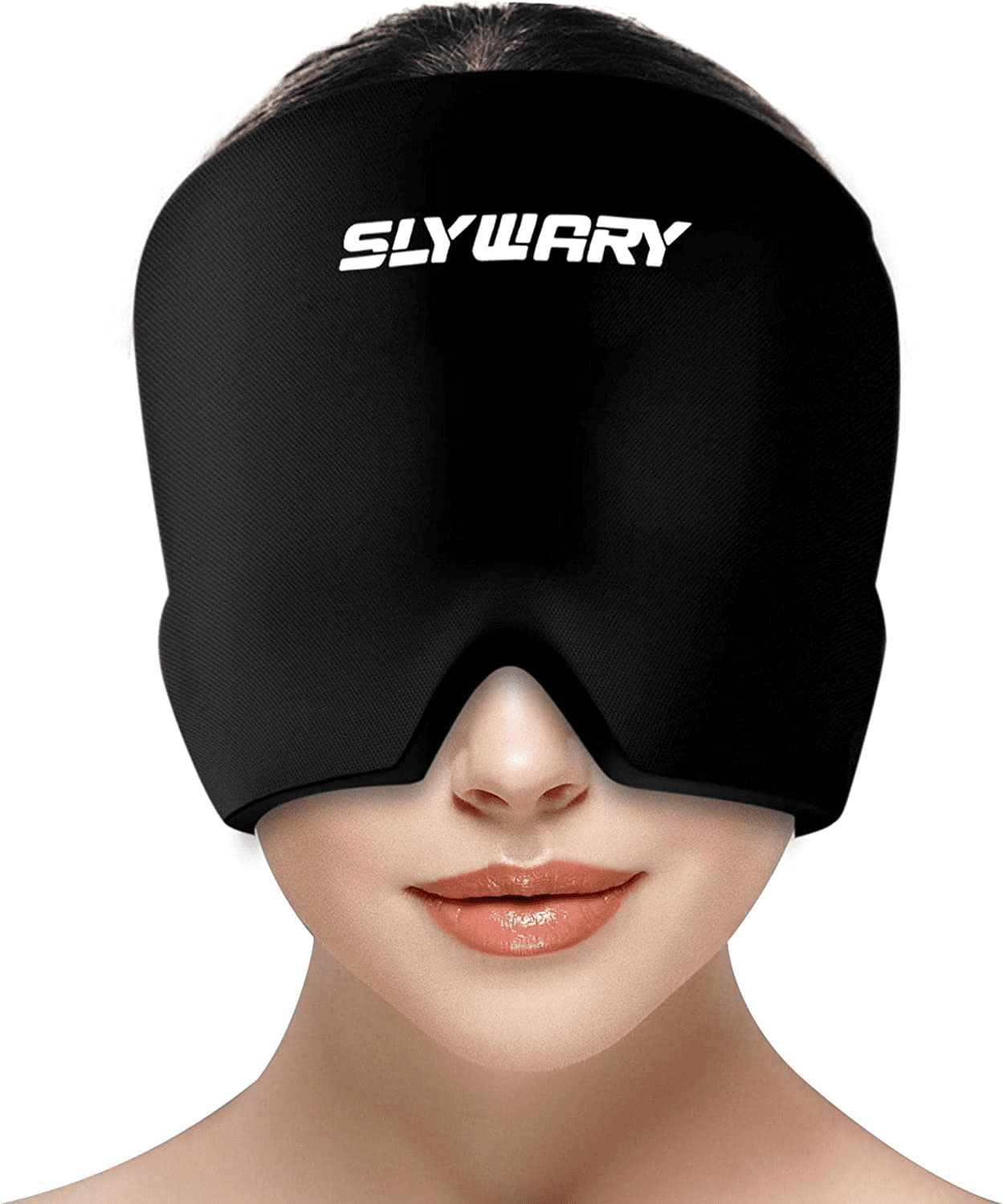 quantity 1 item Migraine Headache Relief Cap Hot and Cold Therapy Migraine Ice Head Wrap Eye Mask Headache Relief Hat for Migraine Cap Puffy Eyes Tension Sinus and Stress Relief