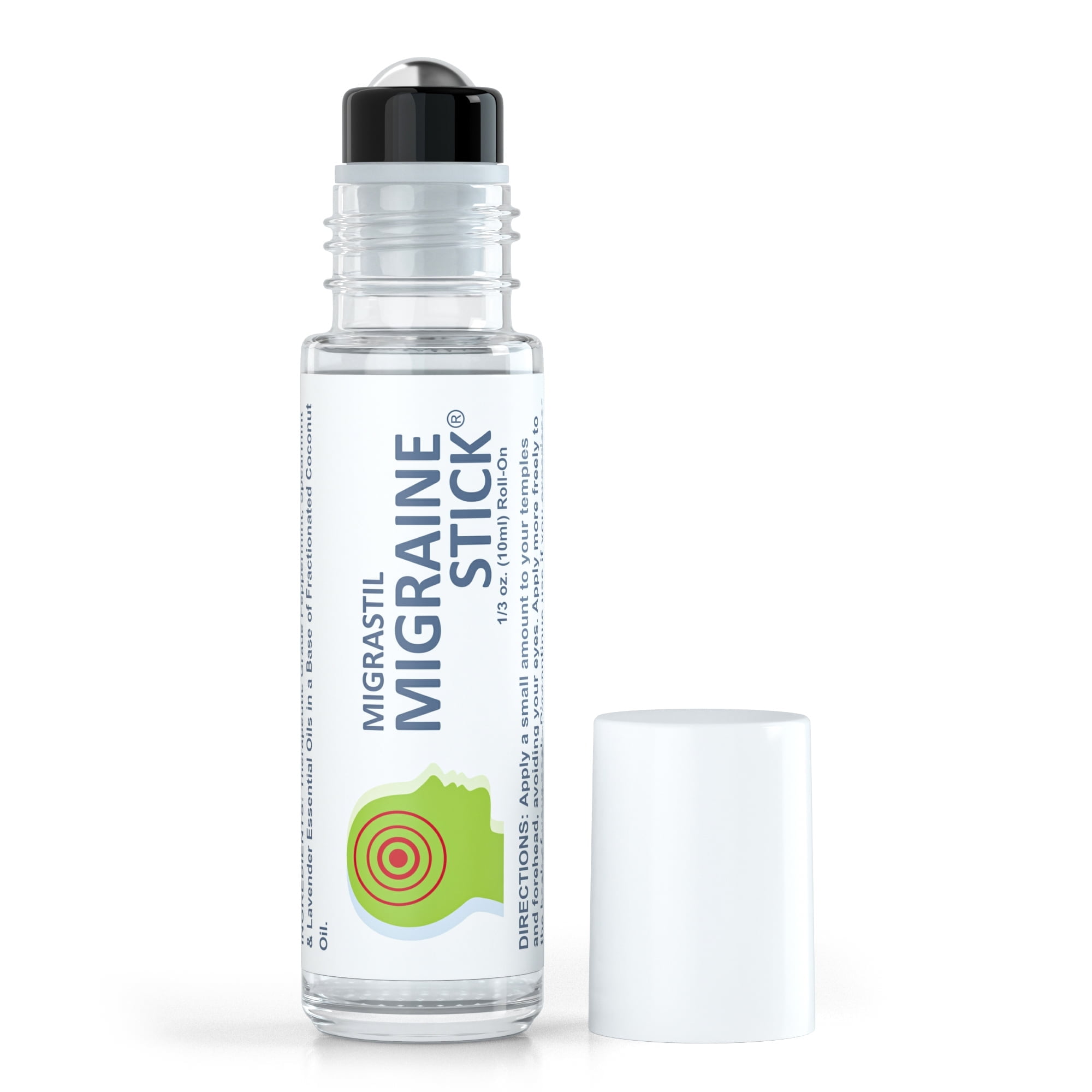 Migrastil Migraine Stick Headache Relief Roll-on, Essential Oil Aromatherapy 10ml
