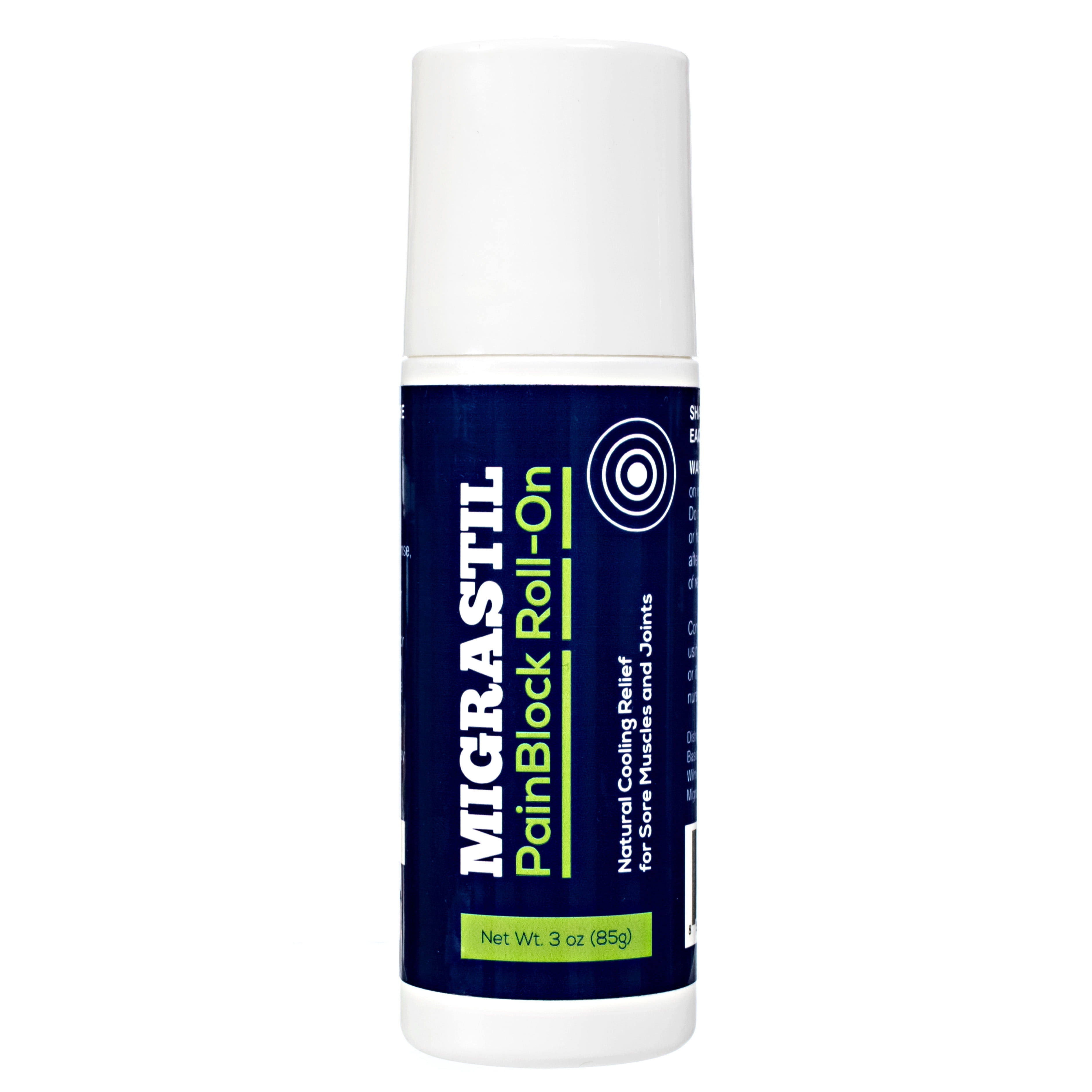 Migrastil Painblock Topical Pain Relief Roll-on Cream, 3 oz. from Basic Vigor