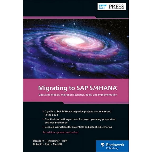 Migrating to SAP S/4hana: Operating Models, Migration Scenarios, Tools, and Implementation, (Hardcover)