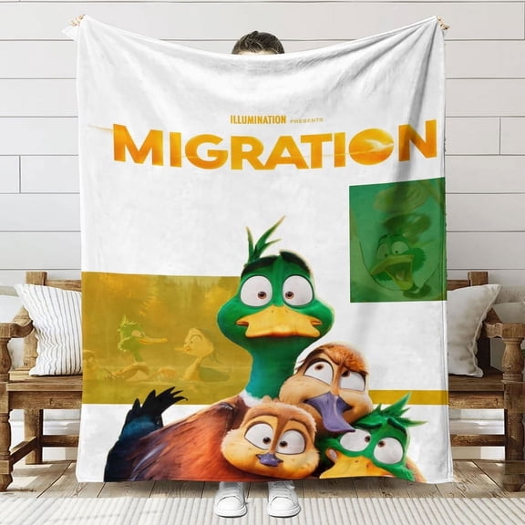 Migration Throw Blanket Gifts for Fans Lover Girls Boys Women Present Hoodie Him Bed 30"x40"