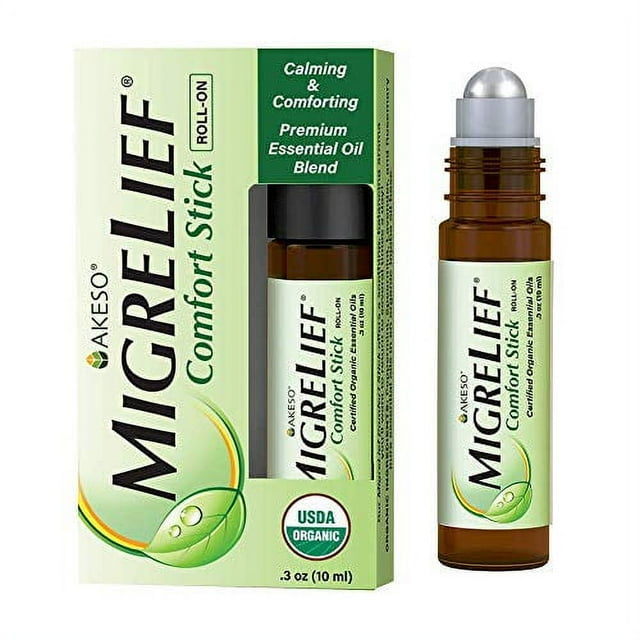MigreLief Comfort Stick, Migraine and Headache Essential Oil RollOn