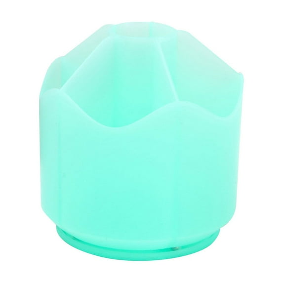 Migroa 360 Rotating Pen Holder, Desktop Organizer for Pens, Pencils, Markers, and Art Supplies, Multi-Compartment Storage Case for Office, and Home, 1Pcs (Light Green)