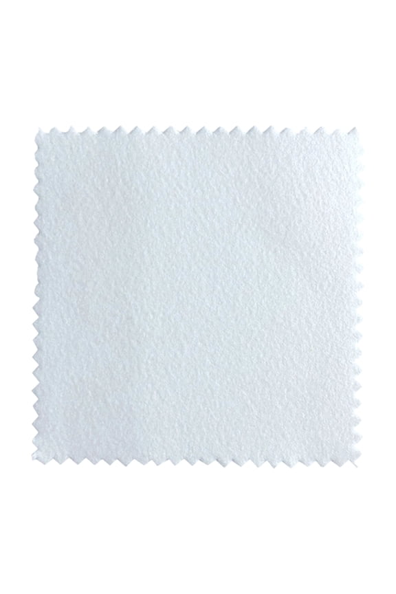 Jewelry Polishing Cloths, for Silver Gold Brass Copper, Premium Microfiber Cleaning Cloths for Glasses Watches Mirrors, Tarnish Removal (1Pcs) White