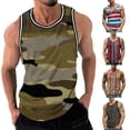 thumbnail image 1 of Migroa Men's Casual Tank Tops Sleeveless Cut Off Shirts Bodybuilding Gym Workout Stringer T-Shirts Hot Pink M, 1 of 4