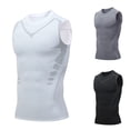 thumbnail image 1 of Migroa Mens Running Sport Tank Tops Gym Wicking Athletic Mesh Breathable Workout Sleeveless Shirts Base Layer Sports Workout Shirts for Basketball Grey S, 1 of 5