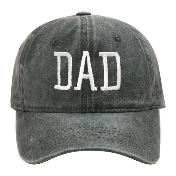 Migroa New Dad Gifts Fathers Day Hats First Time for Men 2026 Dad Cap Papa Trucker Baseball Cap Funny Adjustable Cotton 3D Embroidered New Parents Gifts Green One Size